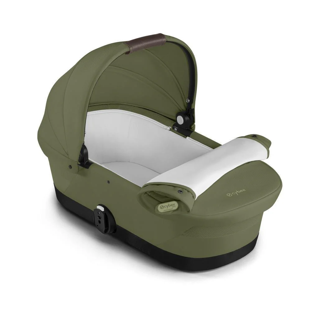 Pack Cybex Gazelle S TPE Moss Green + Alcofa Gazelle S Moss Green + Cloud G i-Size Plus Moon Black 40-87 cm + Adaptadores - Image 5