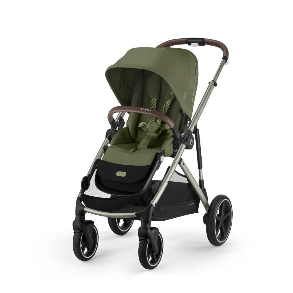 Pack Cybex Gazelle S TPE Moss Green + Alcofa Gazelle S Moss Green + Cloud G i-Size Plus Moon Black 40-87 cm + Adaptadores - Image 6