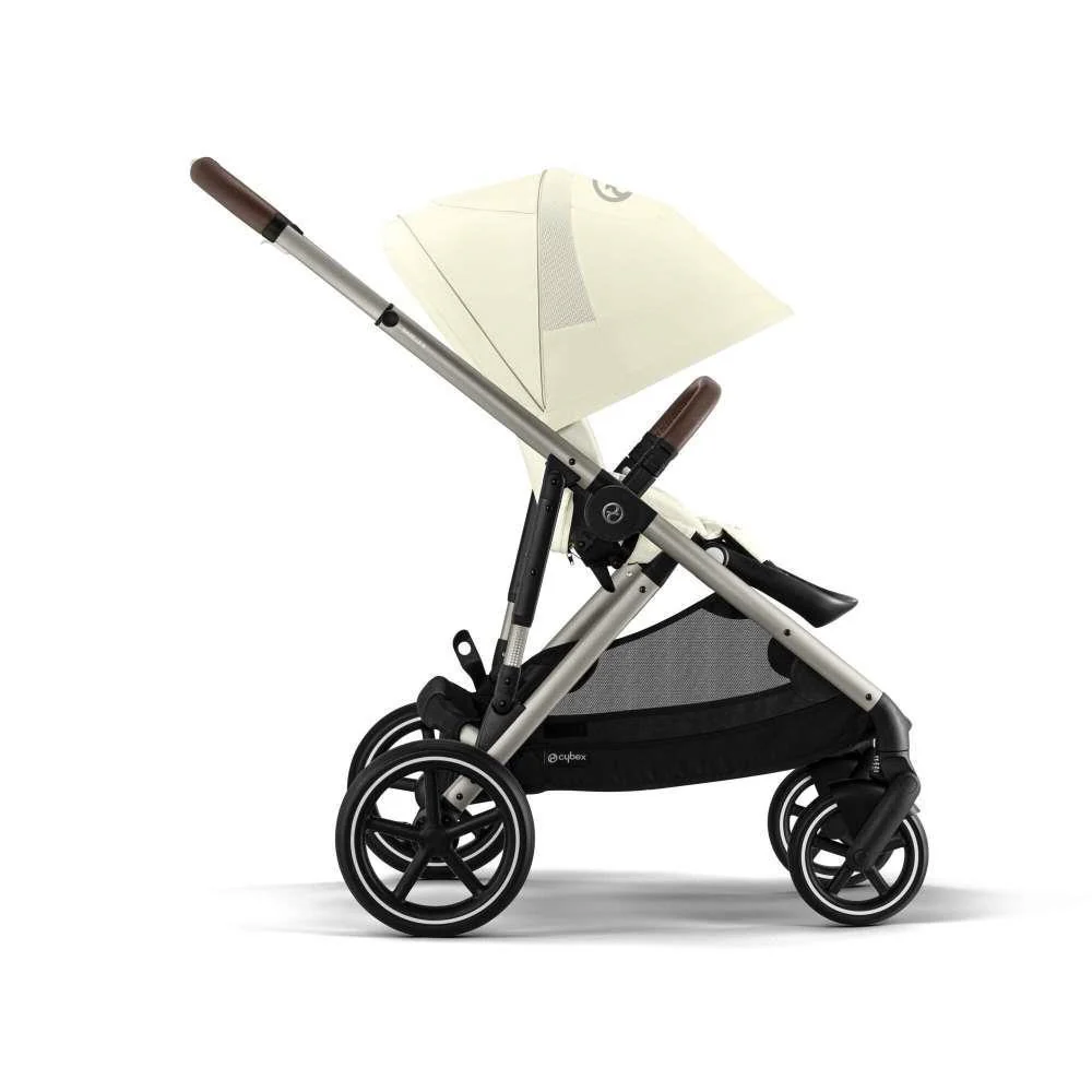 Pack Cybex Gazelle S TPE Seashell Beige + Alcofa Gazelle S Seashell Beige + Cloud G i-Size Plus Moon Black 40-87 cm + Adaptadores - Image 10