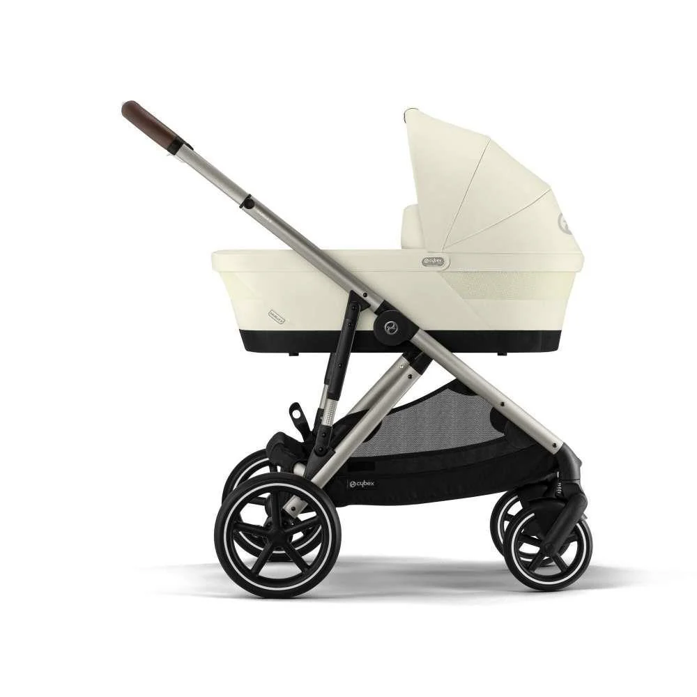 Pack Cybex Gazelle S TPE Seashell Beige + Alcofa Gazelle S Seashell Beige + Cloud G i-Size Plus Moon Black 40-87 cm + Adaptadores - Image 3