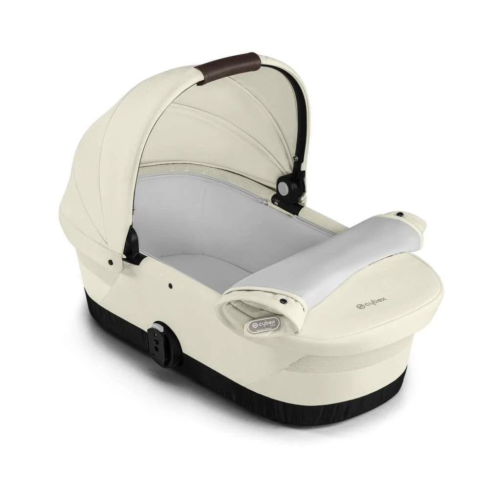 Pack Cybex Gazelle S TPE Seashell Beige + Alcofa Gazelle S Seashell Beige + Cloud G i-Size Plus Moon Black 40-87 cm + Adaptadores - Image 5