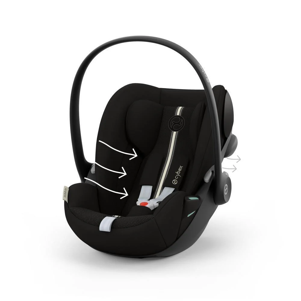 Pack Cybex Gazelle S TPE Seashell Beige + Cloud G i-Size Plus Moon Black 40-87 cm + Adaptadores + Base Isofix G i-Size - Image 12