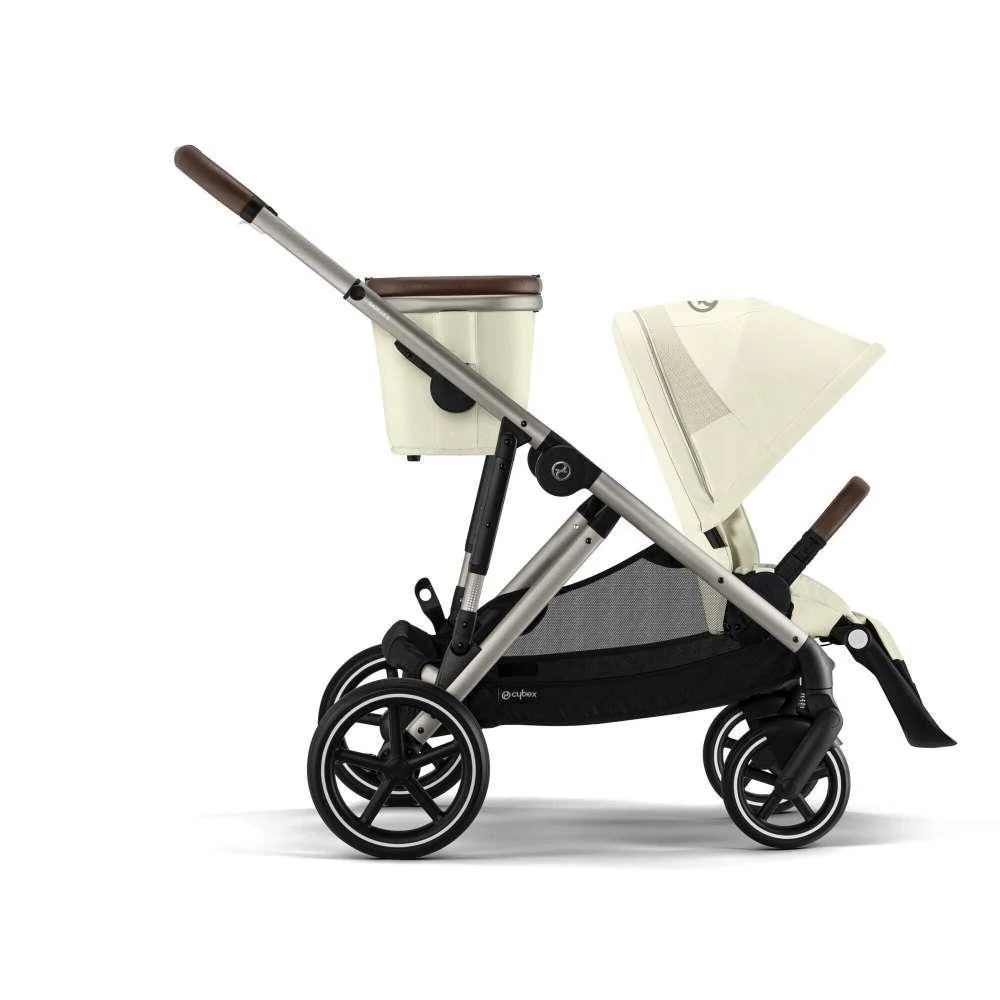 Pack Cybex Gazelle S TPE Seashell Beige + Cloud G i-Size Plus Moon Black 40-87 cm + Adaptadores + Base Isofix G i-Size - Image 2