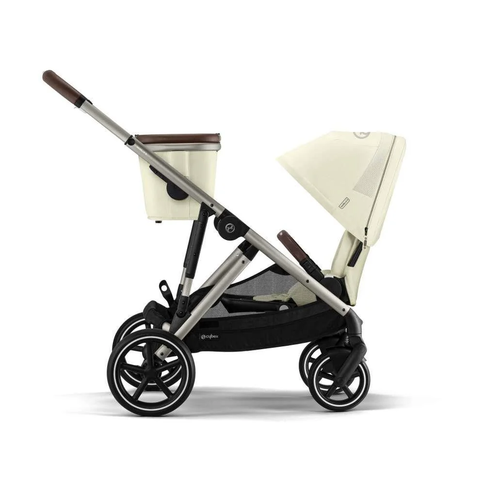 Pack Cybex Gazelle S TPE Seashell Beige + Cloud G i-Size Plus Moon Black 40-87 cm + Adaptadores + Base Isofix G i-Size - Image 6