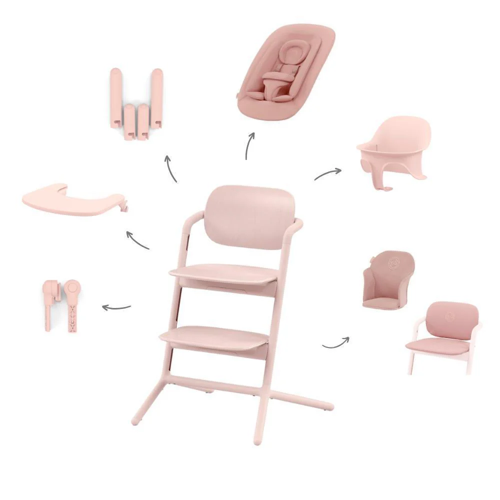 Pack Cybex Lemo 4em1 + Redutor Pearl Pink