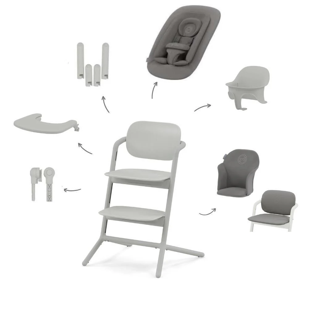 Pack Cybex Lemo 4em1 + Redutor Suede Grey