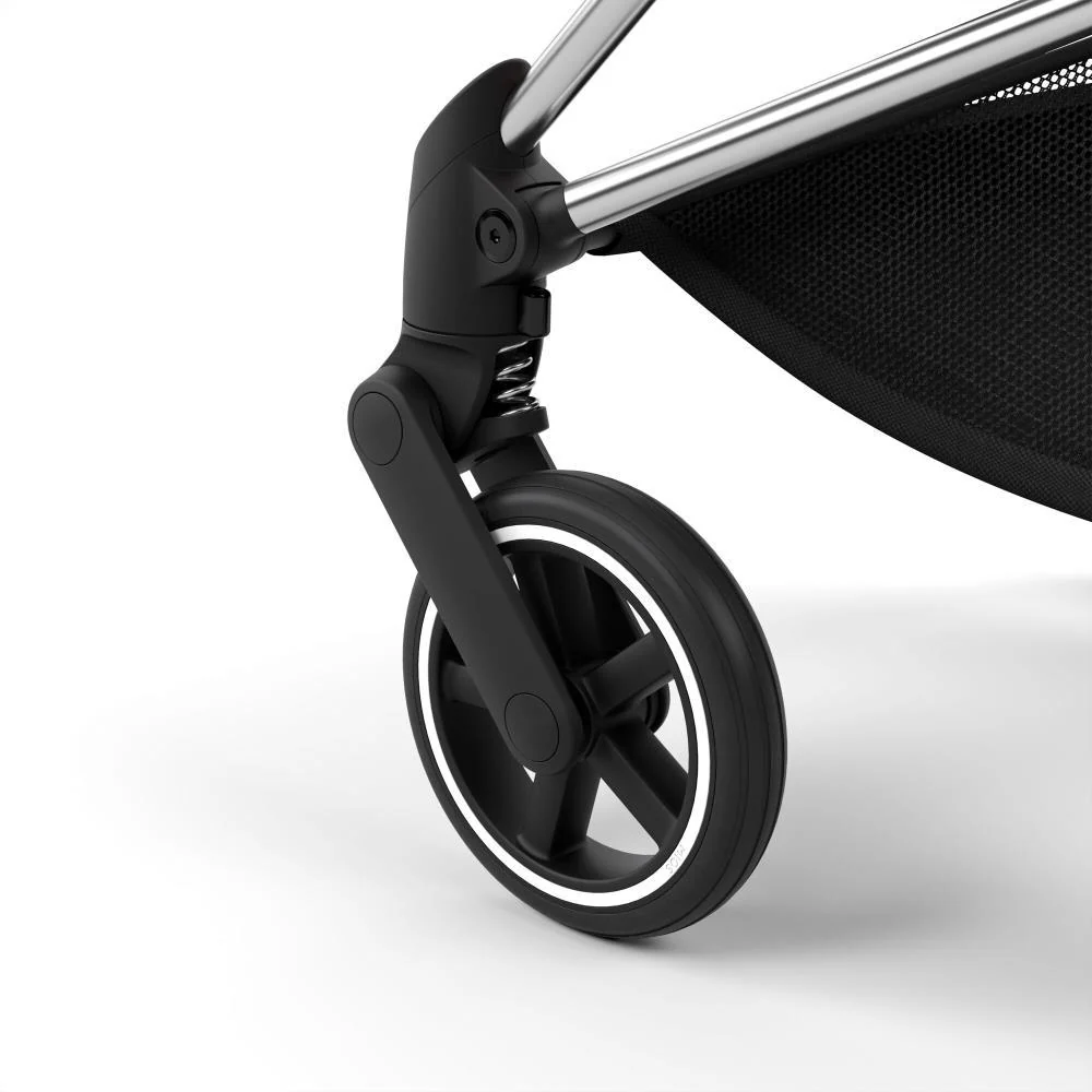 Pack Cybex Platinum Mios Chassis e Assento Chrome Black + Tecidos Off White + Cloud T Plus i-Size 45-87cm White + Base Isofix T - Image 10