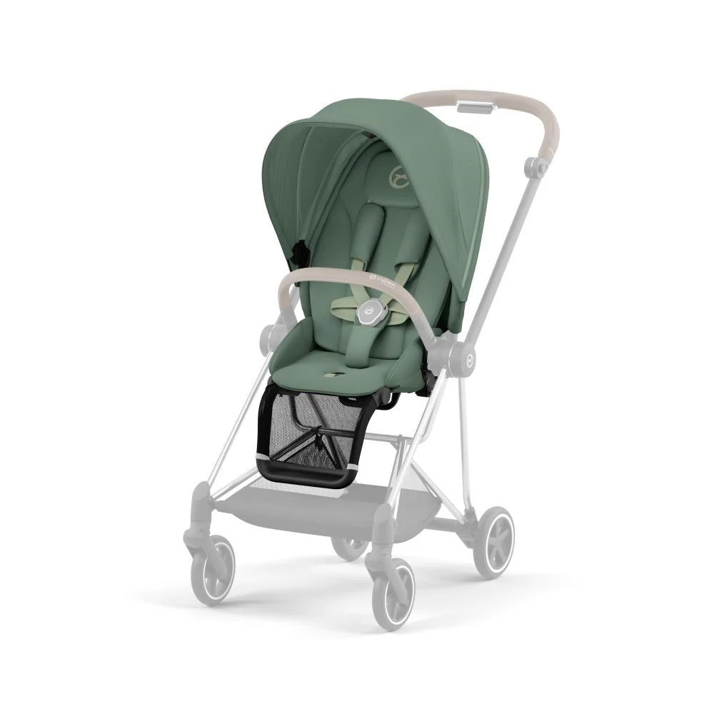 Pack Cybex Platinum Mios Chassis e Assento Chrome Brown + Tecidos Leaf Green + Cloud T Plus i-Size 45-87cm Leaf Green + Base Isofix T - Image 3
