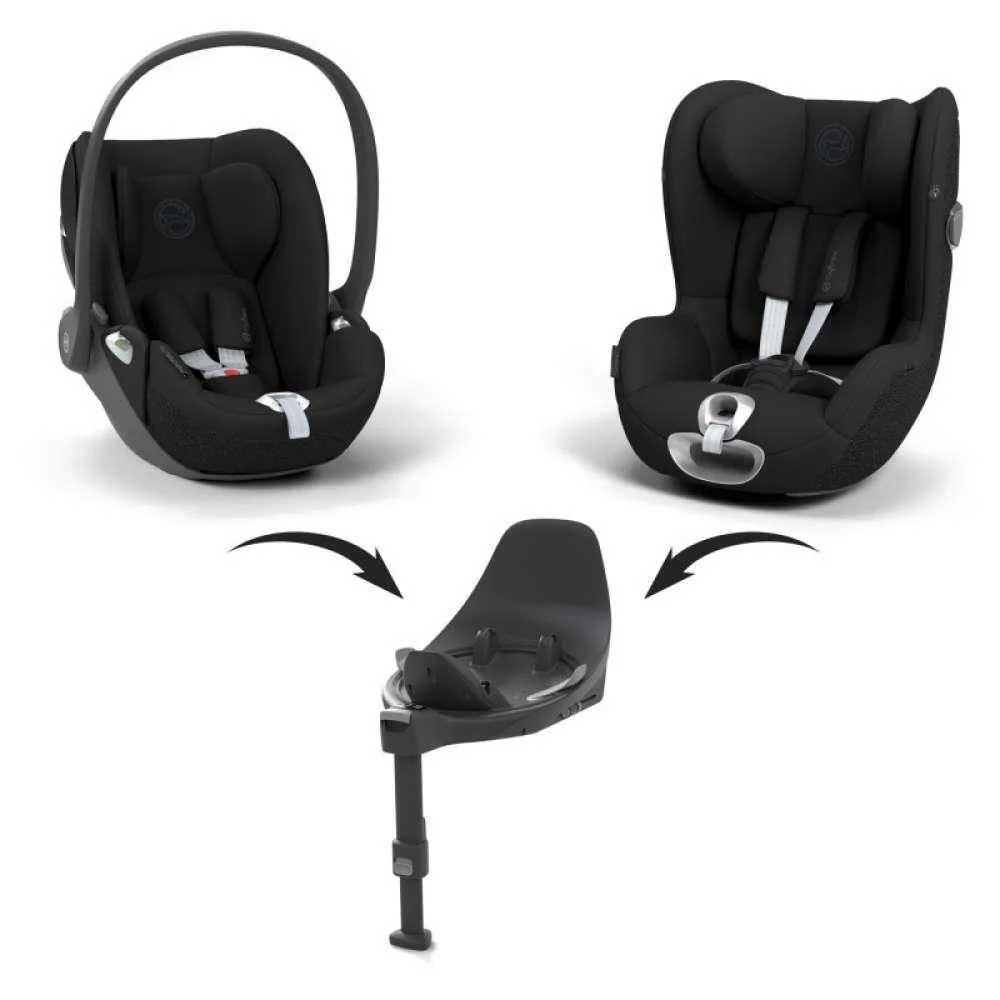 Pack Cybex Platinum Mios com Chassis e Assento Chrome Black+ Pack de Tecidos + Alcofa Mios Lux Off White + Cloud T Plus White + Base Isofix T - Image 7
