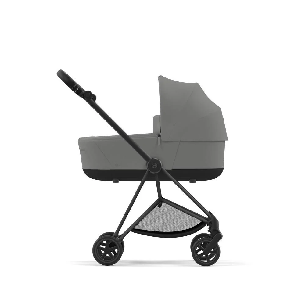 Pack Cybex Platinum Mios Matt Black + Pack de Tecidos Sepia Black + Alcofa Mios Lux Mirage Grey - Image 2