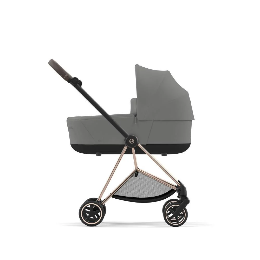 Pack Cybex Platinum Mios Rosegold + Pack de Tecidos Peach Pink + Alcofa Mios Lux Mirage Grey - Image 2