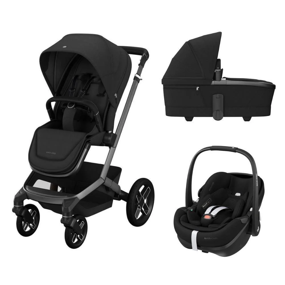 Pack Maxi-Cosi Fame + Alcofa + Pebble 360 Pro² Twillic Black