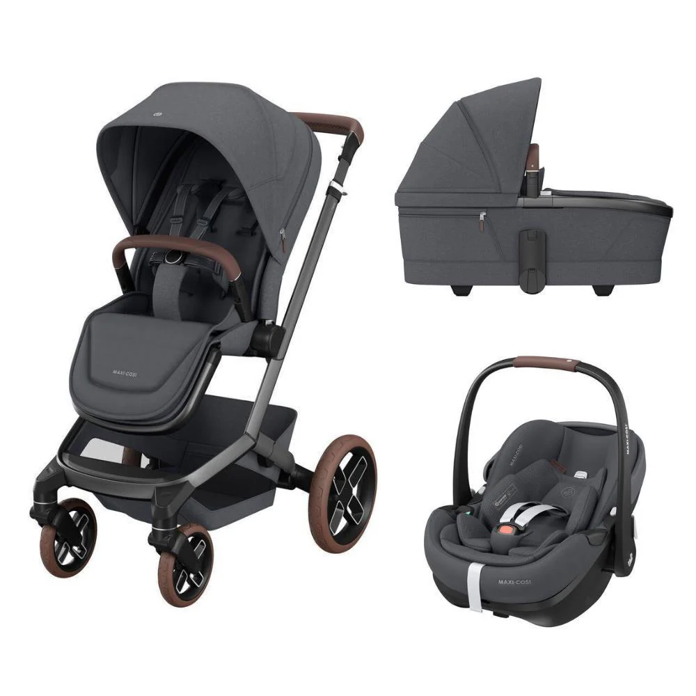 Pack Maxi-Cosi Fame + Alcofa + Pebble 360 Pro² Twillic Graphite