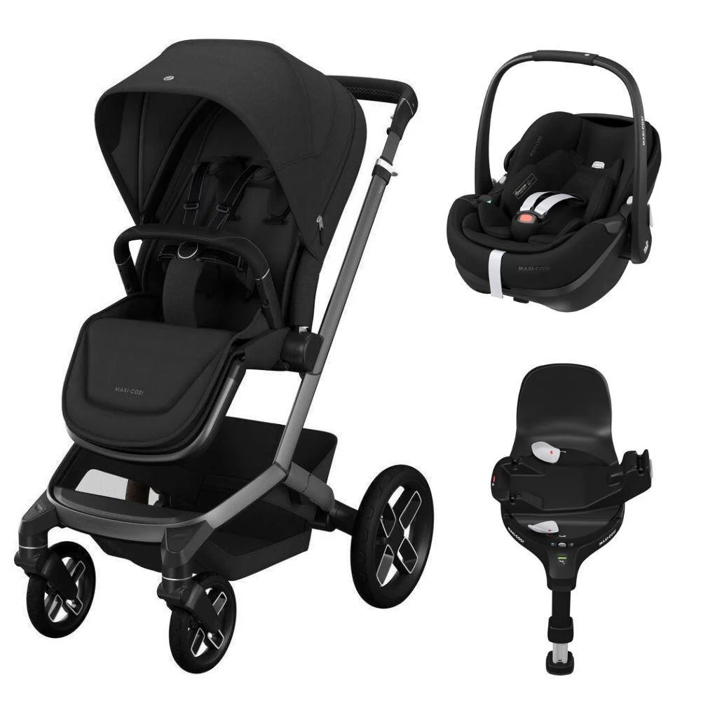 Pack Maxi-Cosi Fame + Pebble 360 Pro² Twillic Black + Base FamilyFix 360 Pro