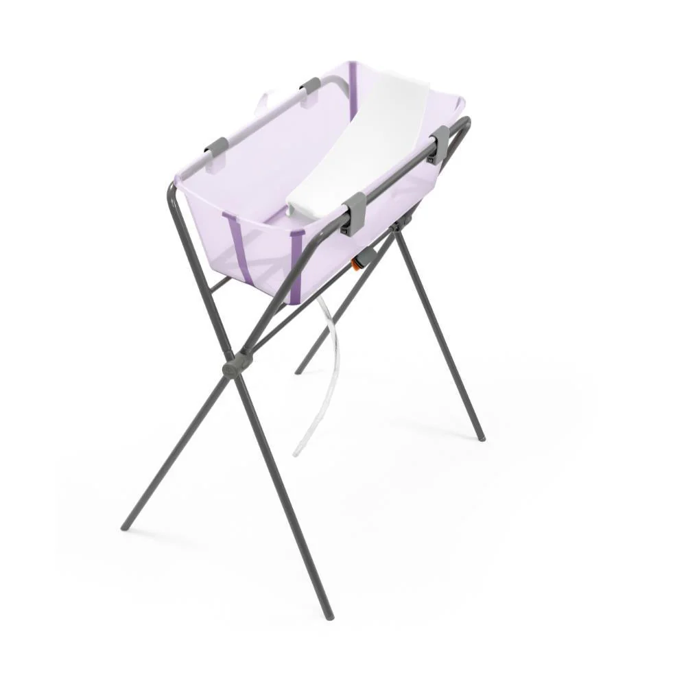 Pack Stokke Banheira Dobrável Flexi Bath Lavender + Assento + Suporte - Image 2