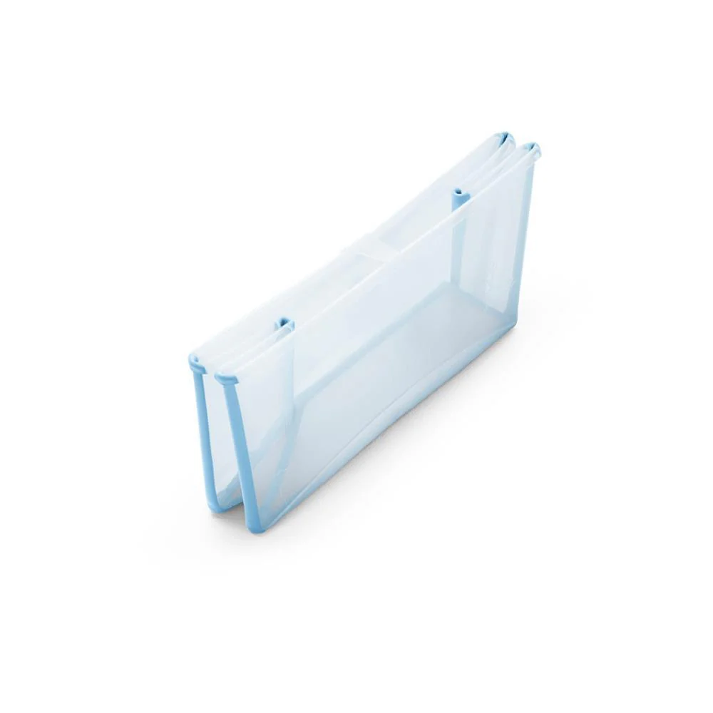 Pack Stokke Banheira Dobrável Flexi Ocean Blue + Assento + Suporte - Image 3