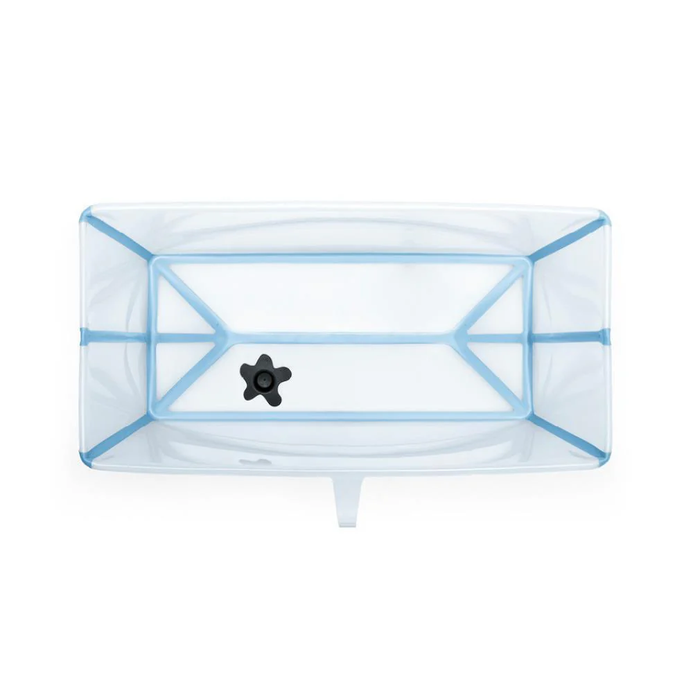 Pack Stokke Banheira Dobrável Flexi Ocean Blue + Assento + Suporte - Image 5