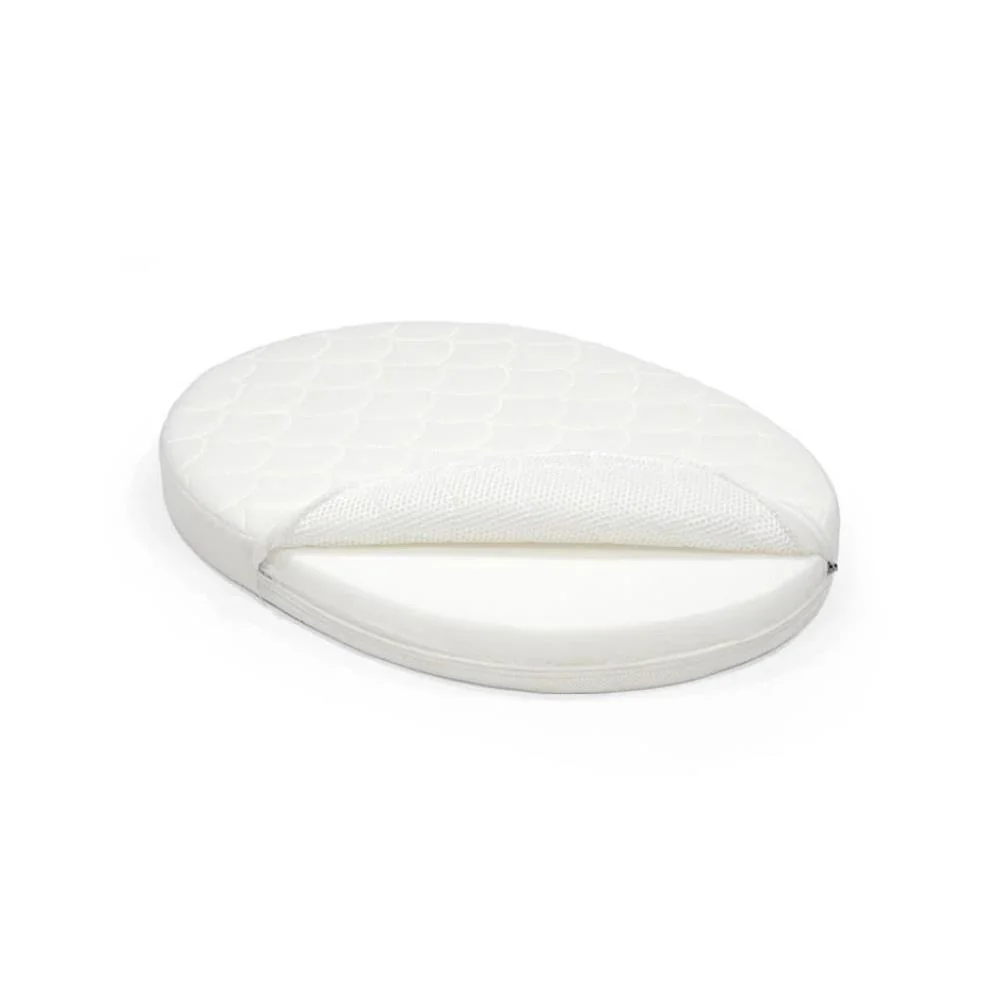 Pack Stokke Berço Sleepi Mini V3 White + Colchão + Lençol Ajustável White OCS - Image 3