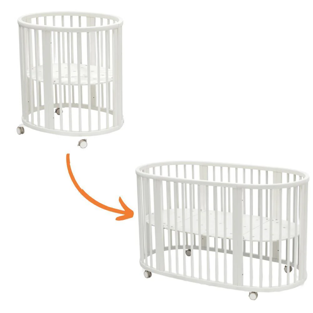 Pack Stokke Berço Sleepi Mini V3 White + Colchão para Berço + Extensão para Cama Sleepi V3 White - Image 2