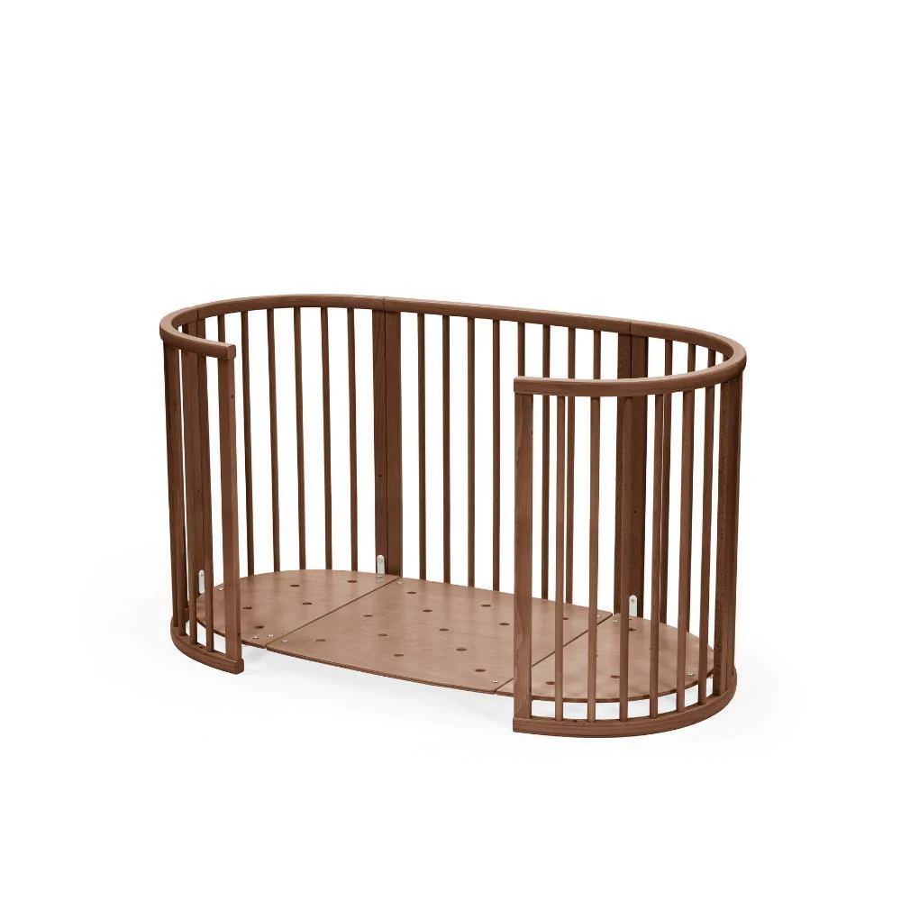 Pack Stokke Cama Sleepi V3 Warm Brown + Colchão + Lençol Ajustável White - Image 5