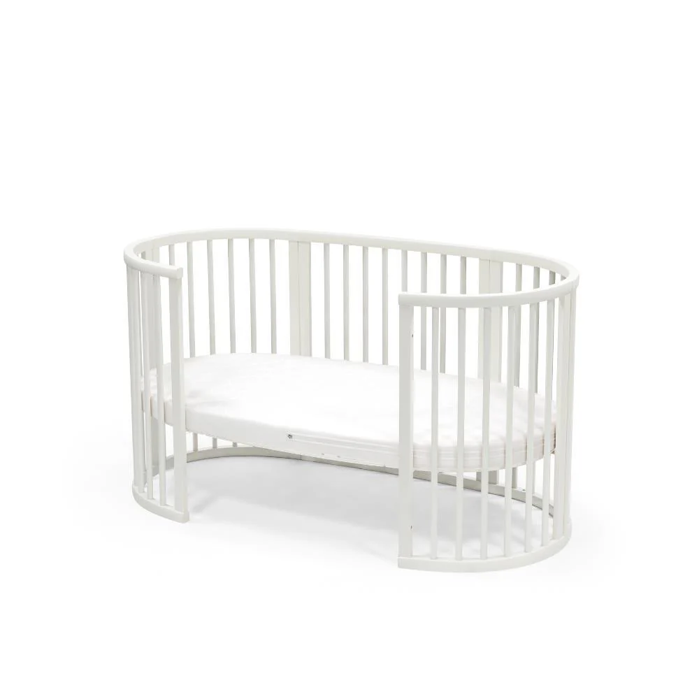 Pack Stokke Cama Sleepi V3 White + Colchão + Lençol Ajustável White - Image 6