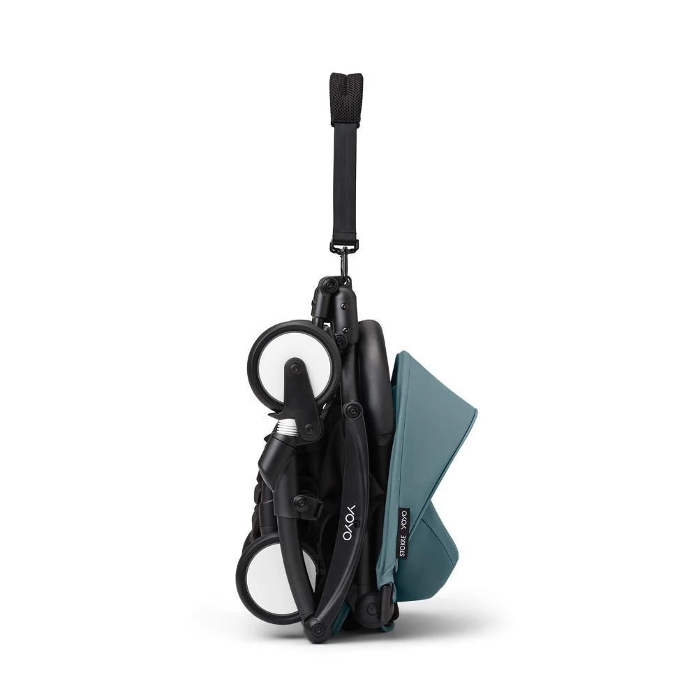 Pack Stokke Chassis Yoyo³ Black + Color Pack +6M Aqua + Capa da Chuva - Image 5