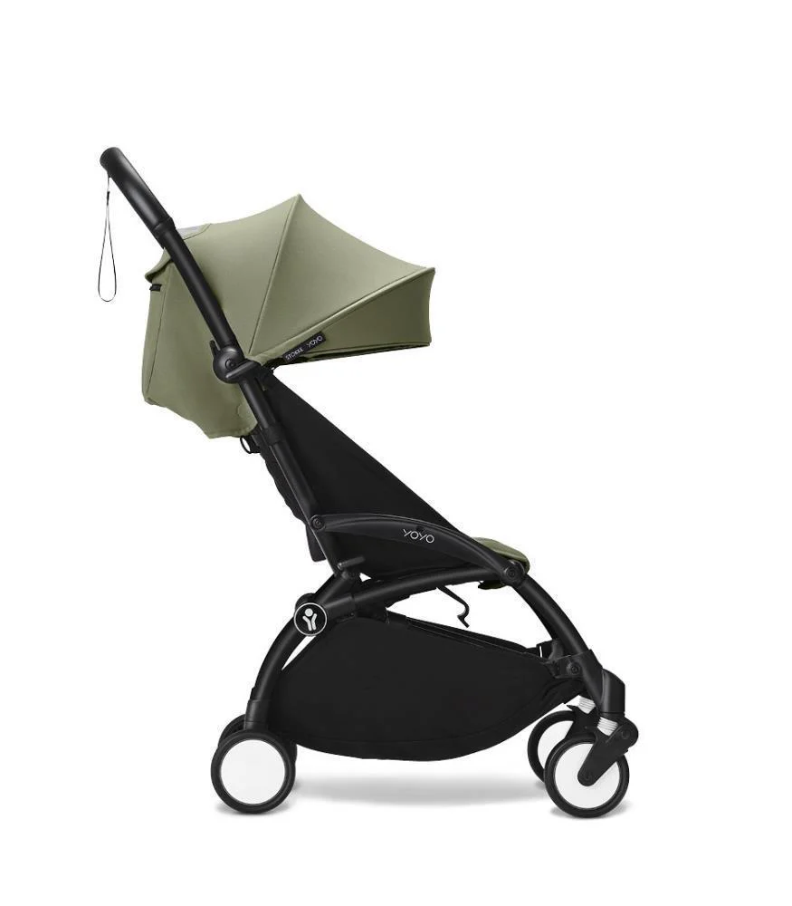 Pack Stokke Chassis Yoyo³ Black + Color Pack +6M Olive + Alcofa Olive - Image 6
