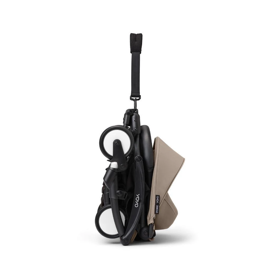 Pack Stokke Chassis Yoyo³ Black + Color Pack +6M Taupe + Capa da Chuva - Image 8
