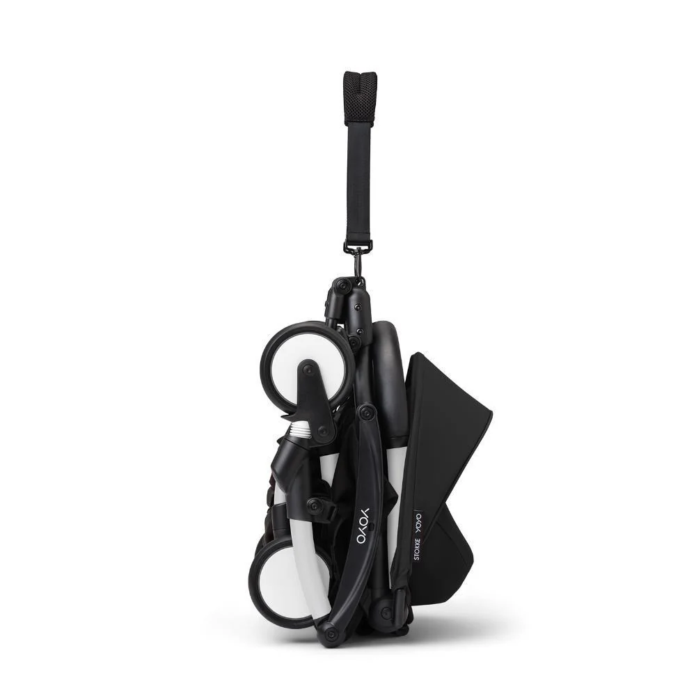 Pack Stokke Chassis Yoyo³ White + Color Pack +6M Black + Capa da Chuva - Image 2