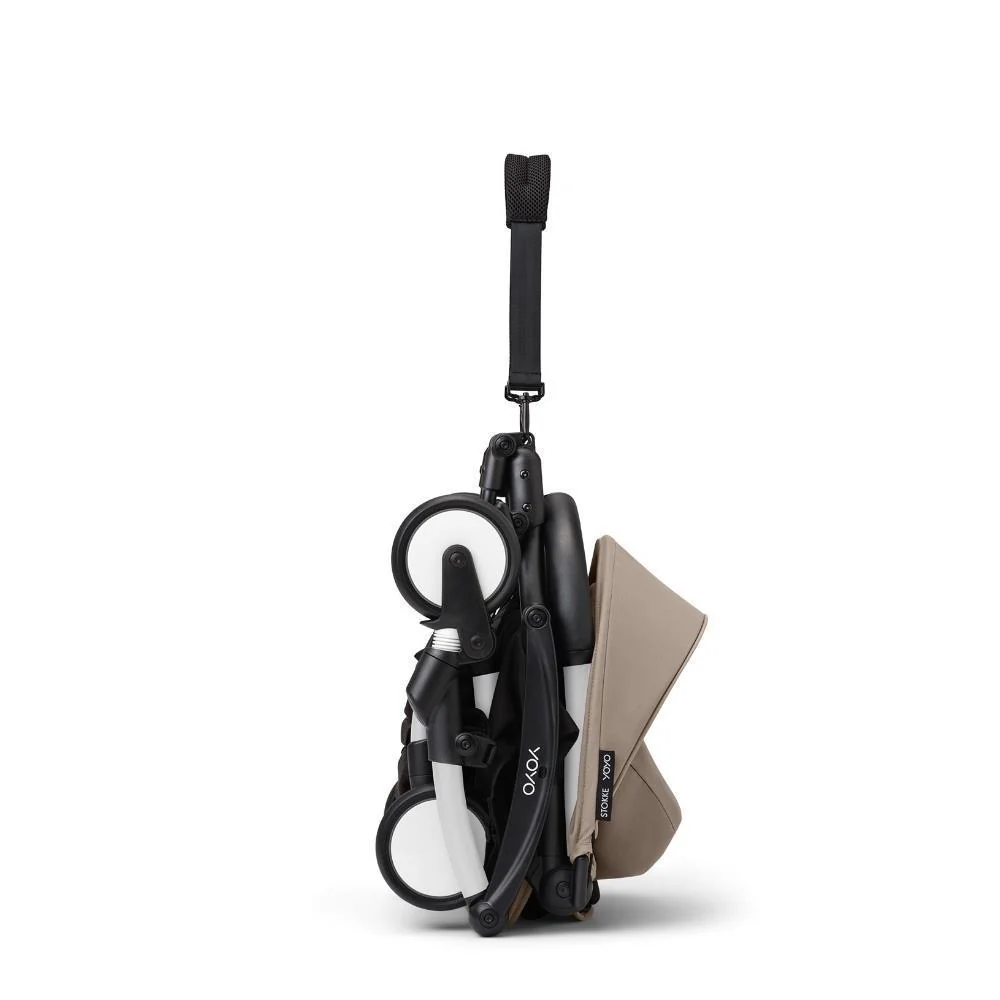 Pack Stokke Chassis Yoyo³ White + Color Pack +6M Toffee + Capa da Chuva - Image 2