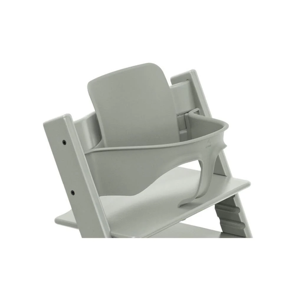 Pack Cadeira da Papa Stokke Tripp Trapp em Madeira + Baby Set² Glacier Green + Tabuleiro Vanilla White - Image 7