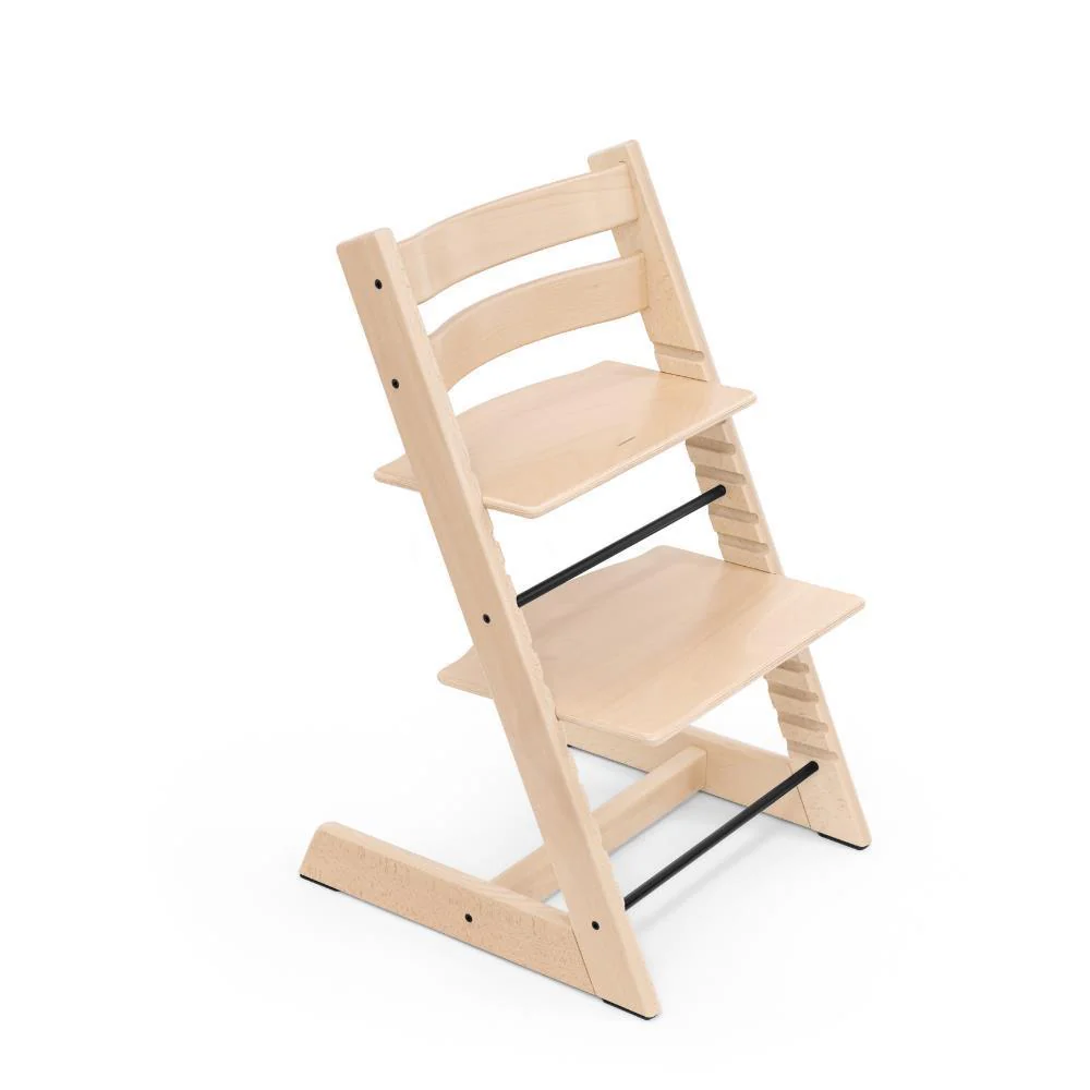 Pack Cadeira da Papa Stokke Tripp Trapp em Madeira + Baby Set² Natural + Tabuleiro Vanilla White - Image 3