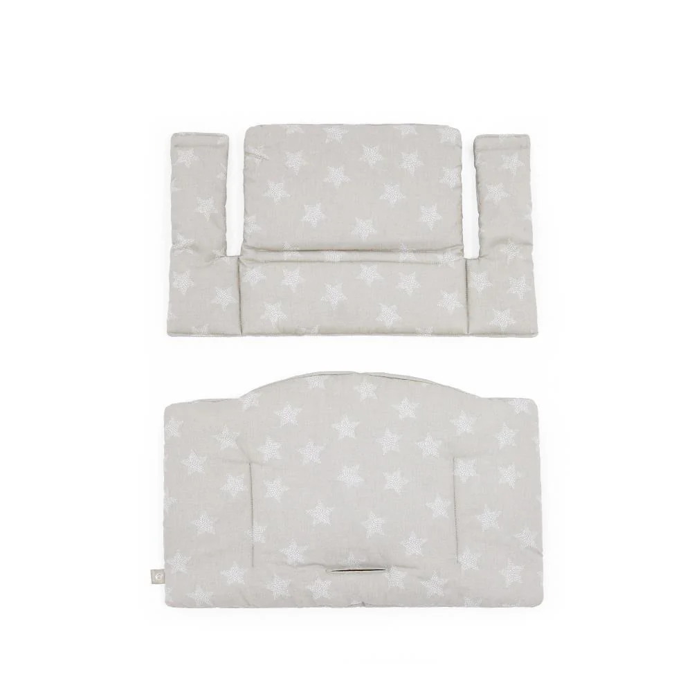 Pack Cadeira da Papa Stokke Tripp Trapp em Madeira + Baby Set² White + Almofada Clássica Star Silver - Image 5
