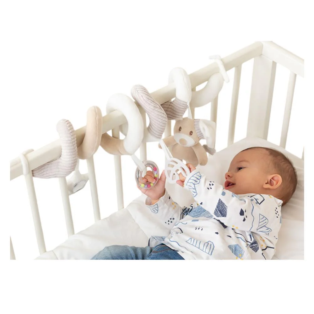 Espiral de Atividades com Mordedor e Peluche KioKids DolciAmici 35 cm - Image 2