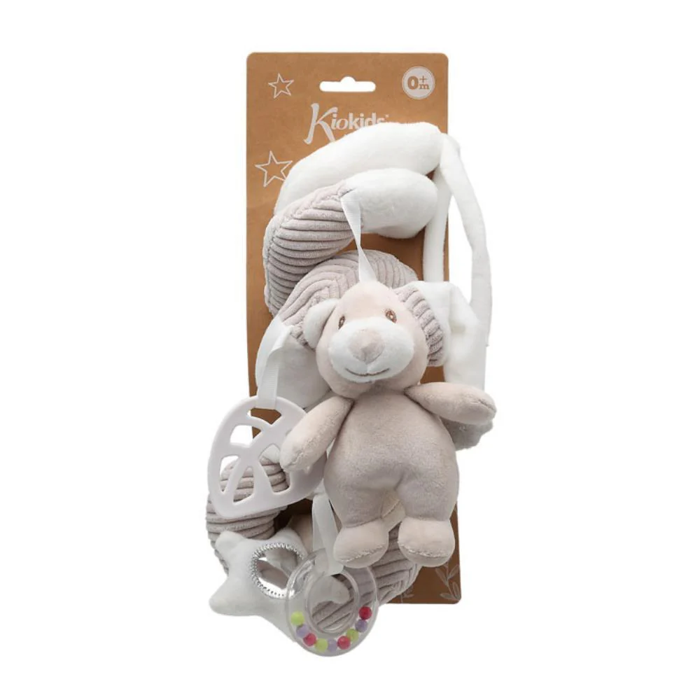 Espiral de Atividades com Mordedor e Peluche KioKids DolciAmici 35 cm - Image 3