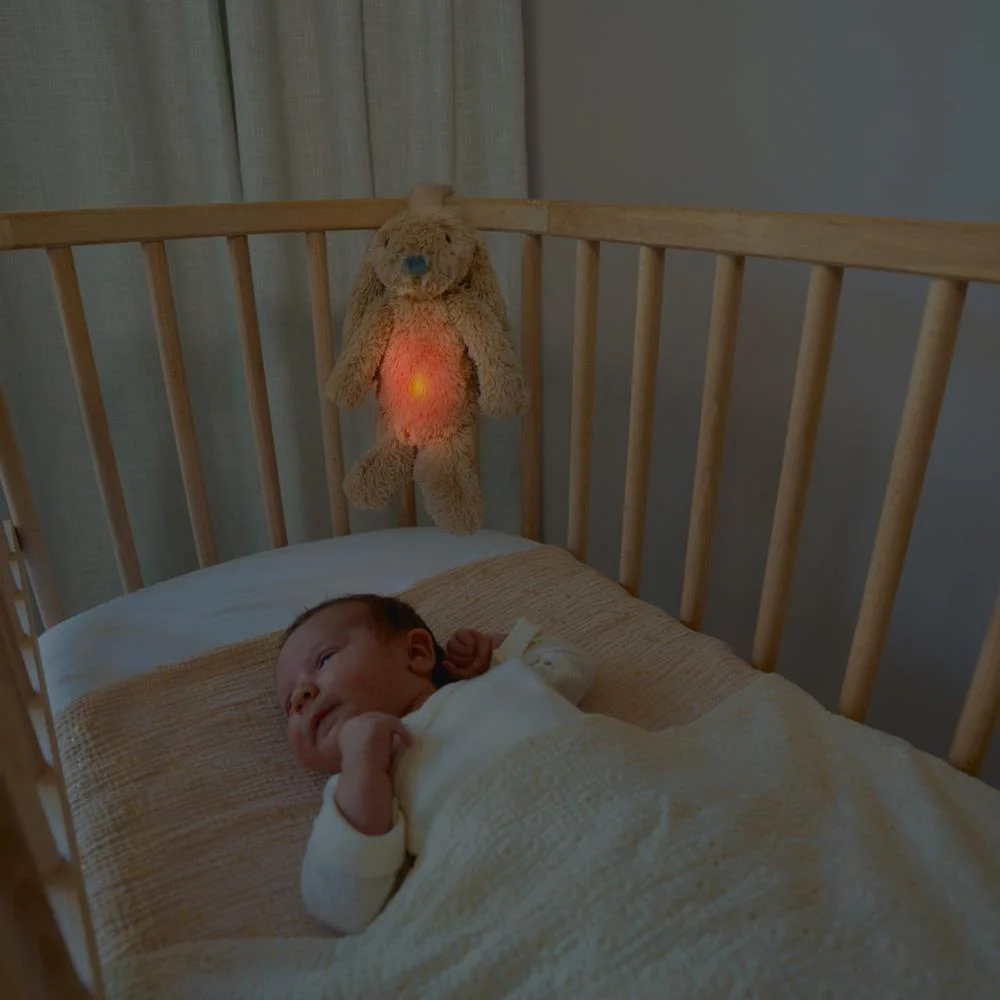 Peluche Musical com Luz Zazu Ro The Rabbit Beige - Image 6