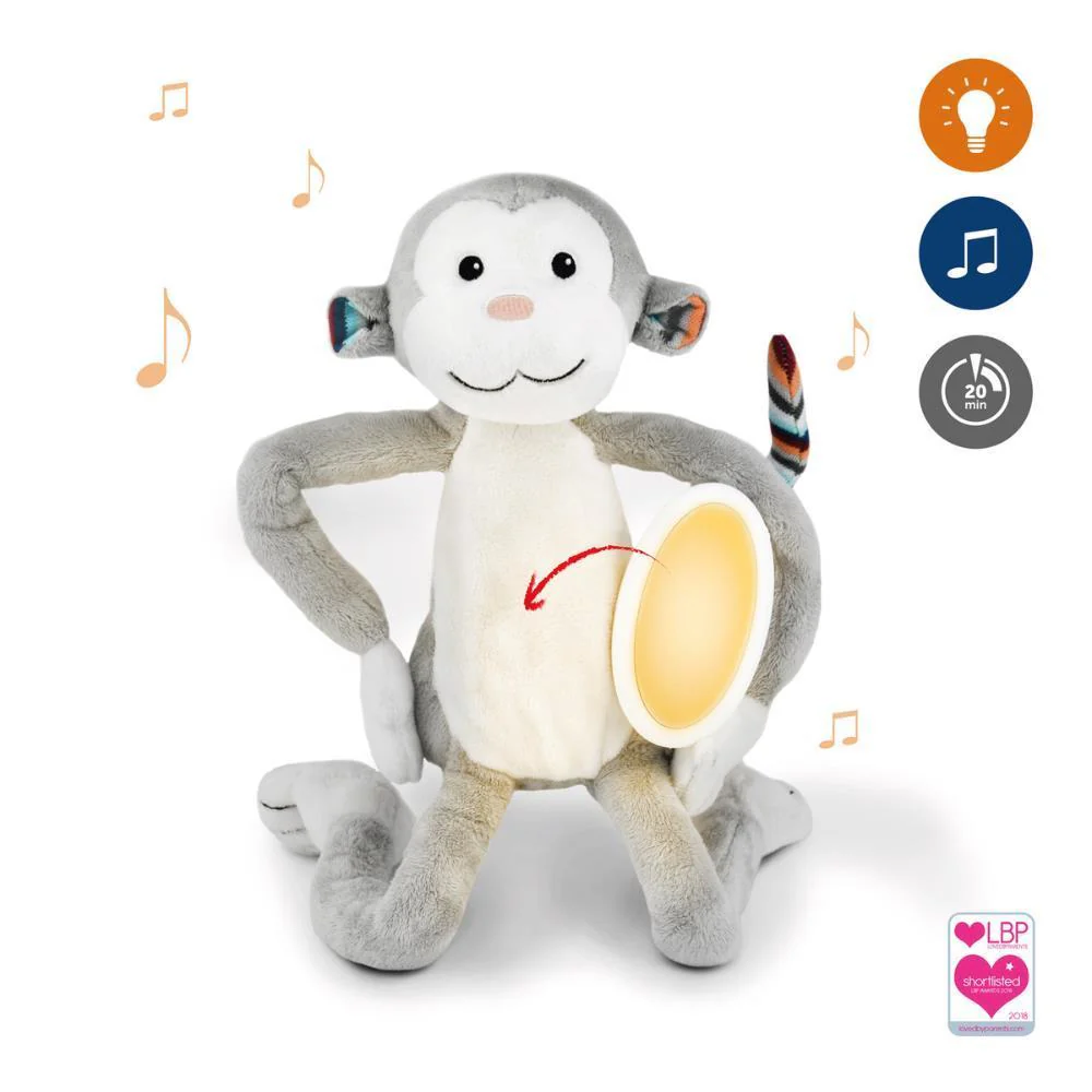 Peluche Musical Soft com Luz Zazu Max the Monkey - Image 3