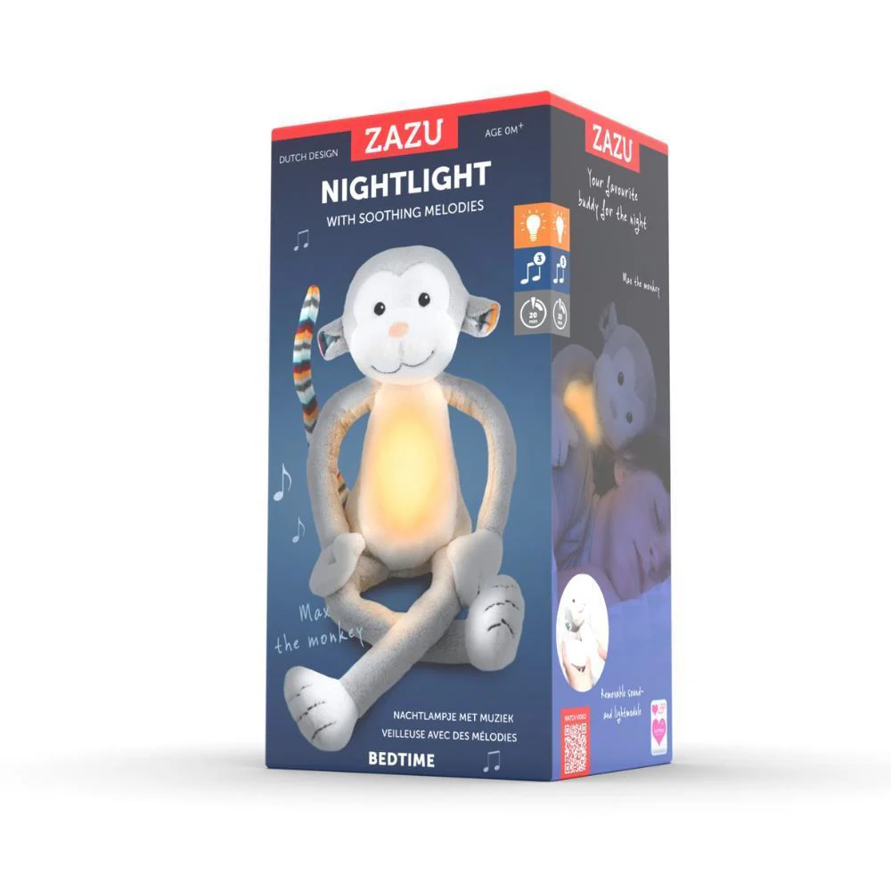 Peluche Musical Soft com Luz Zazu Max the Monkey - Image 4
