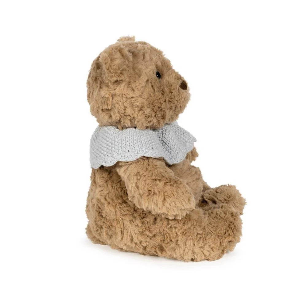 Peluche Pasito a Pasito Urso com Gola em Tricot Blue 29cm - Image 3