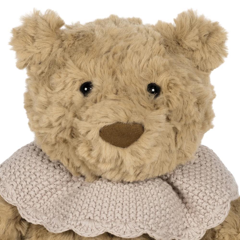 Peluche Pasito a Pasito Urso com Gola em Tricot Pink 29cm - Image 2
