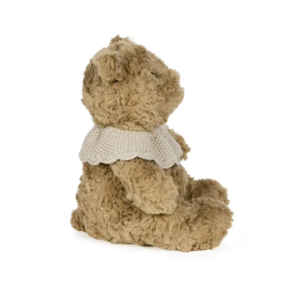 Peluche Pasito a Pasito Urso com Gola em Tricot Pink 29cm - Image 3