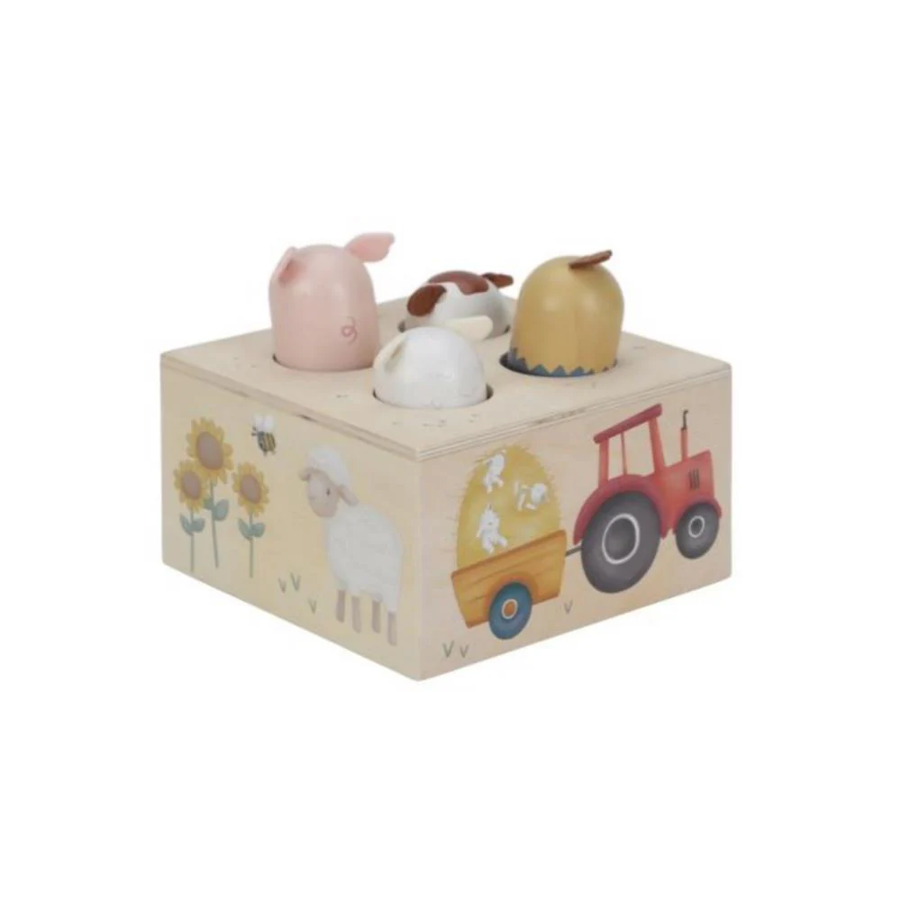 Pop Up com Som em Madeira Little Dutch Animais Little Farm - Image 2