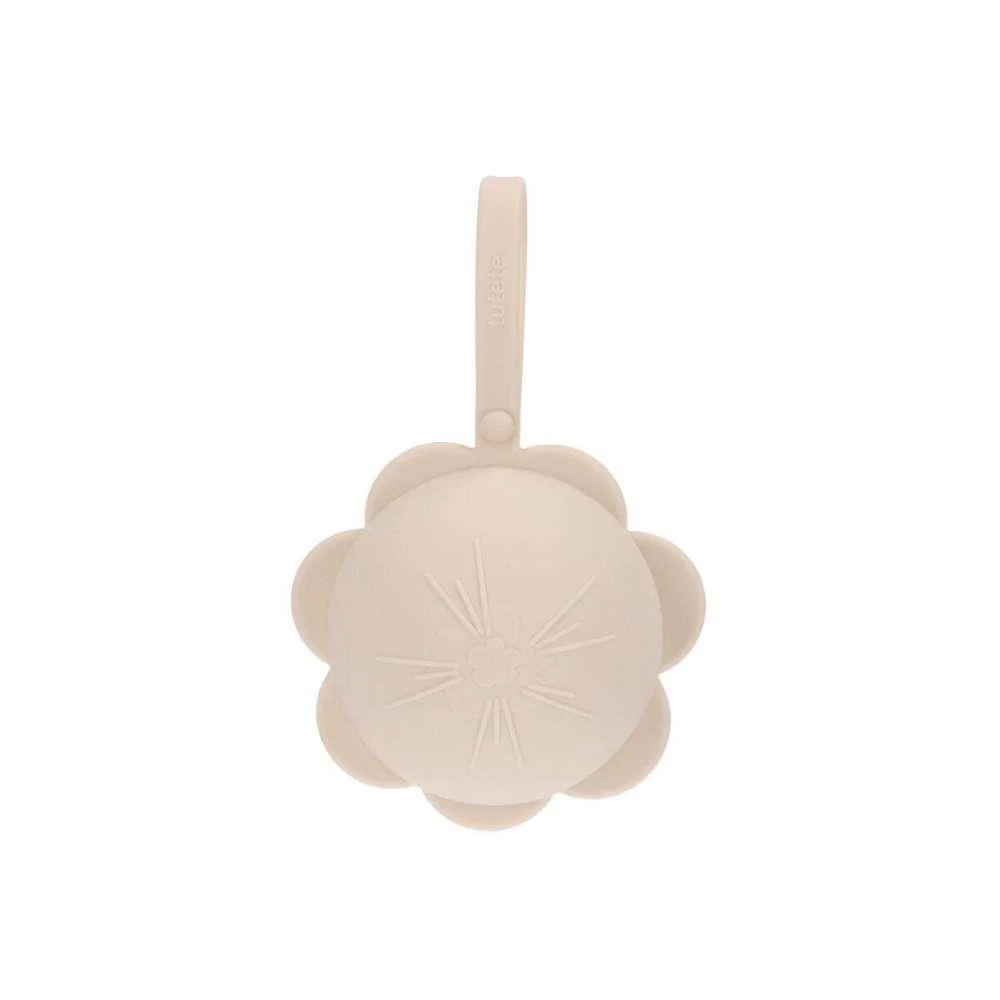 Porta Chupetas em Silicone Tutete Ivory Flower - Image 3
