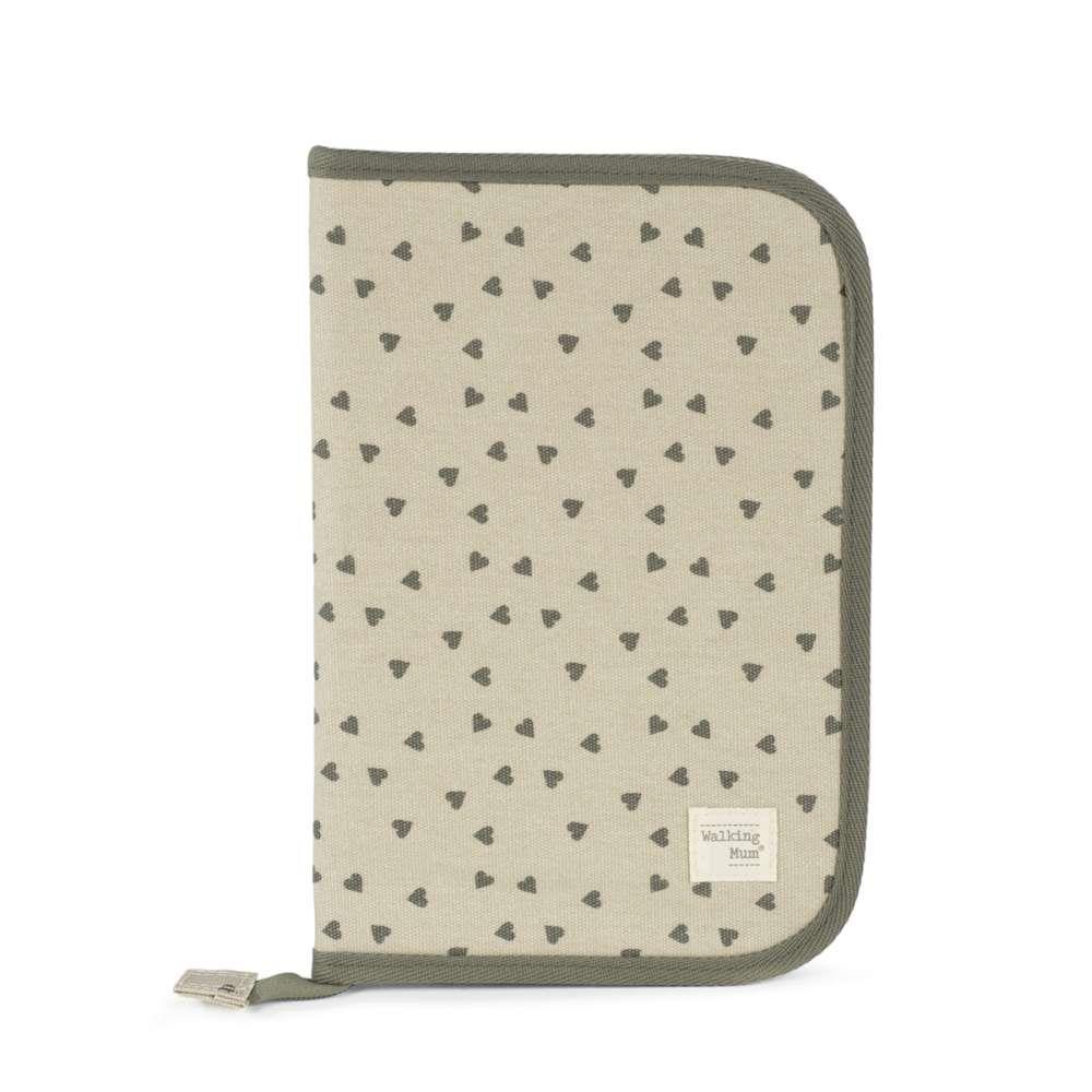 Porta Documentos Walking Mum Hearts Poppy Moss