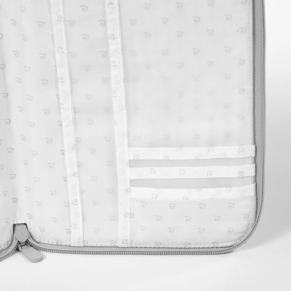Porta Documentos Pasito a Pasito Little Bloom Vichy Grey - Image 5