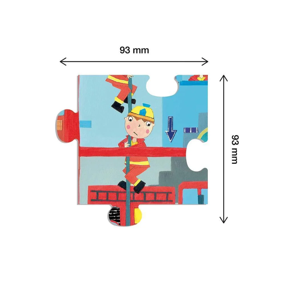 Puzzle Bombeiros em Caixa Metálica 24 Peças - Image 3