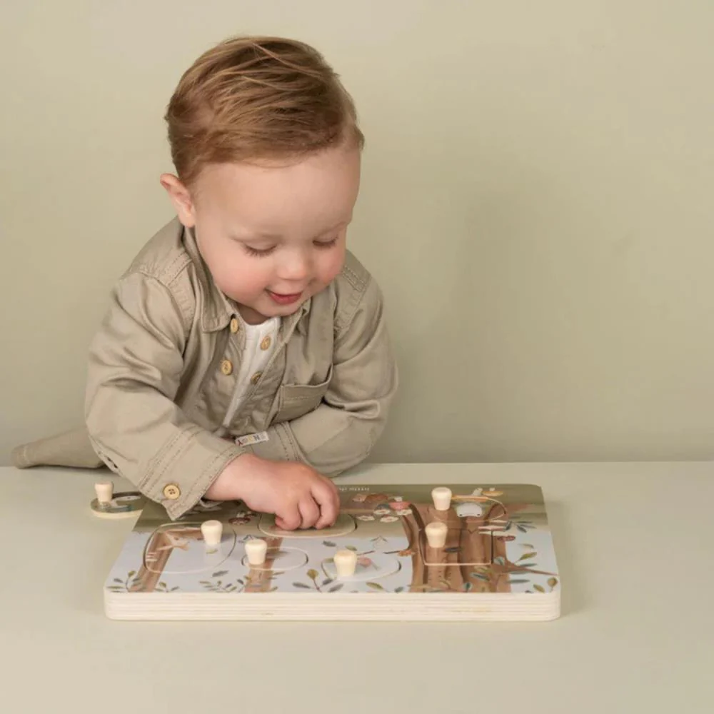 Puzzle com Som em Madeira Little Dutch Forest Friends - Image 4