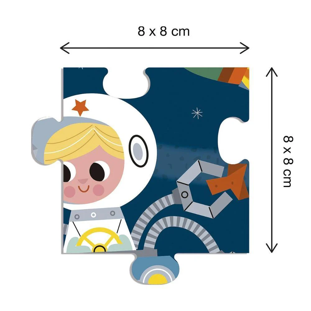 Puzzle Espaço em Caixa Metálica 24 Peças - Image 3