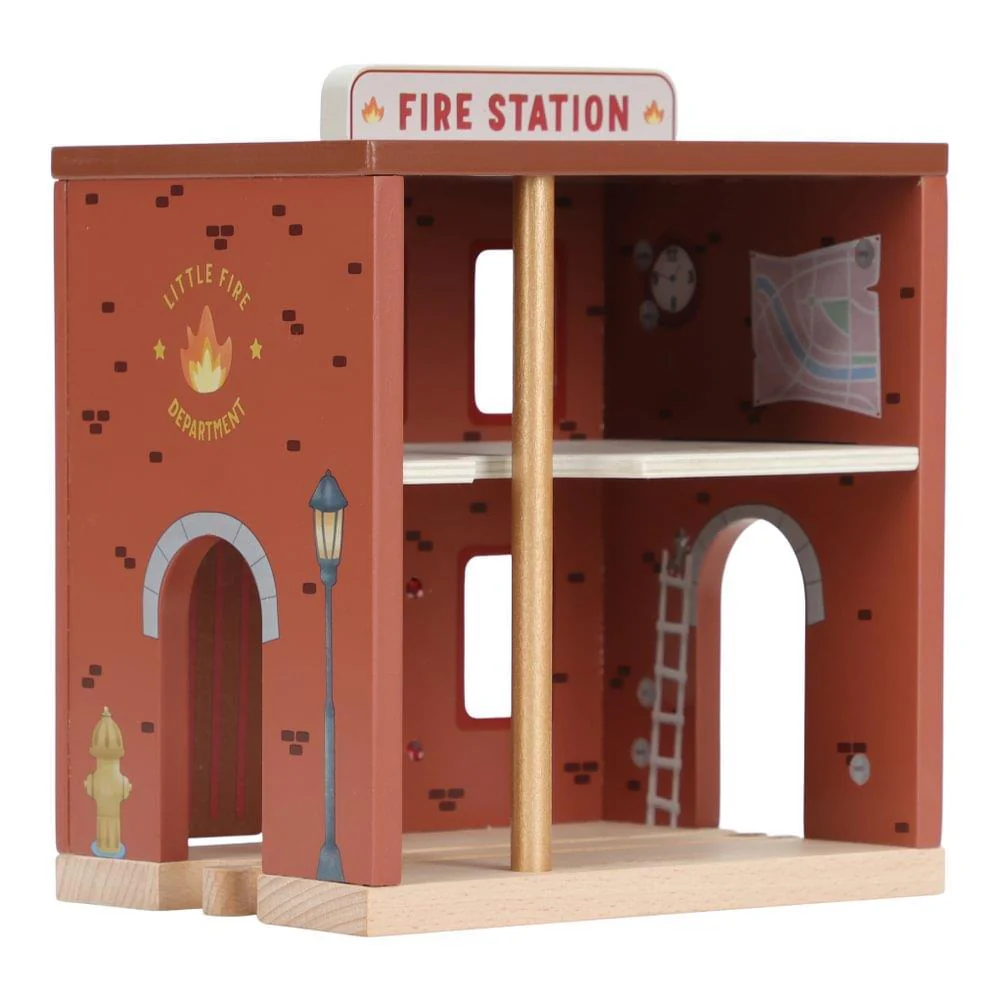 Quartel Bombeiros com Figuras em Madeira LittleDutch - Image 4
