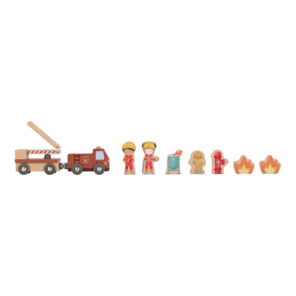 Quartel Bombeiros com Figuras em Madeira LittleDutch - Image 6